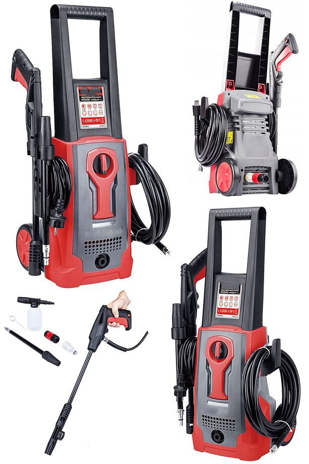 Güçlü ve Torklu BL Kömürsüz Bakır Motor 150Bar Max Yüksek Basınçlı Bahçe ve Oto Yıkama Makinesi - 2