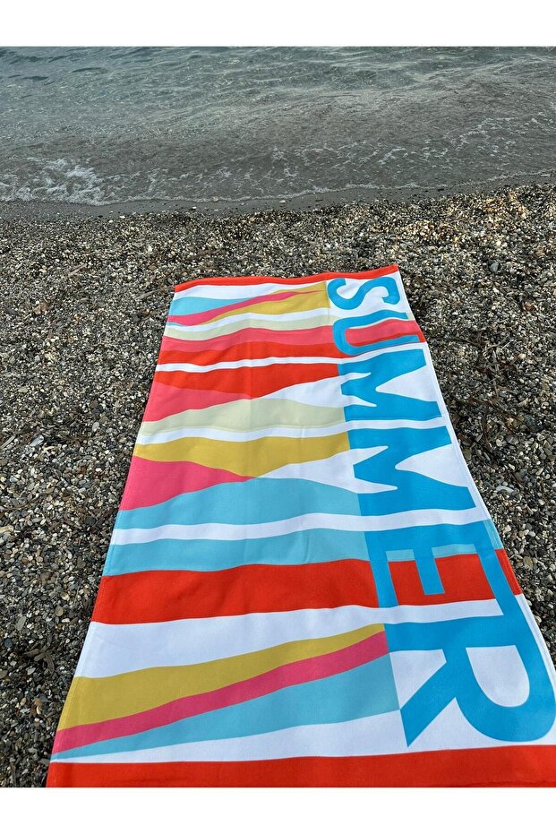 منشفة الشاطئ - تصميم مطبوع - 3