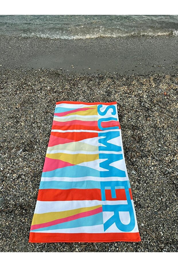 منشفة الشاطئ - تصميم مطبوع - 2