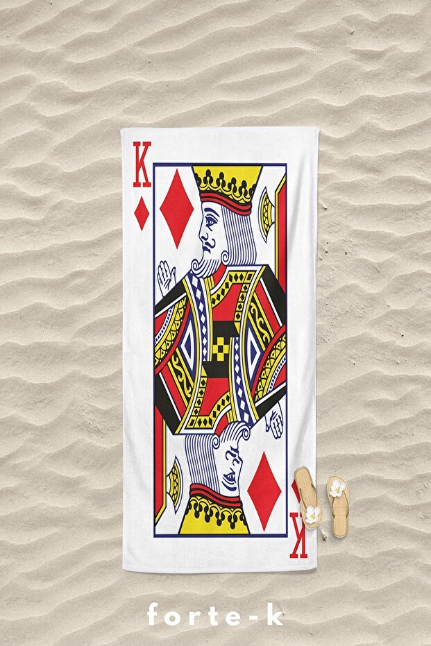 منشفة شاطئ كبيرة الحجم 75*150 سم - صيفي