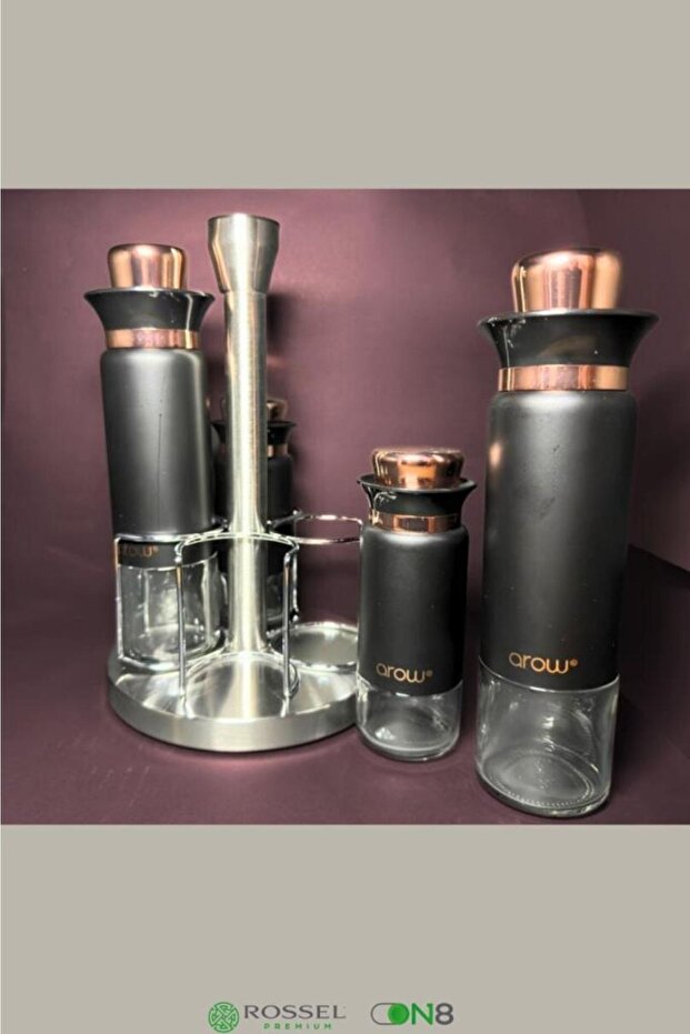 طقم خل زيتي أسود Dc.tr-3763