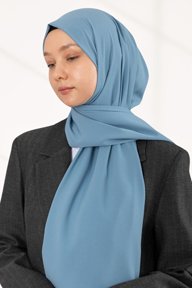 Imported Medina Silk Shawl Soie De Medina Medinasilk Shawl Evening Dress Shawl - Sky Blue