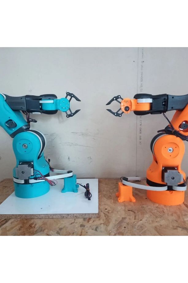 6 Eksen Robot Kol Mekanik Tam Set ( 6axis Robotic Arm ) - 2