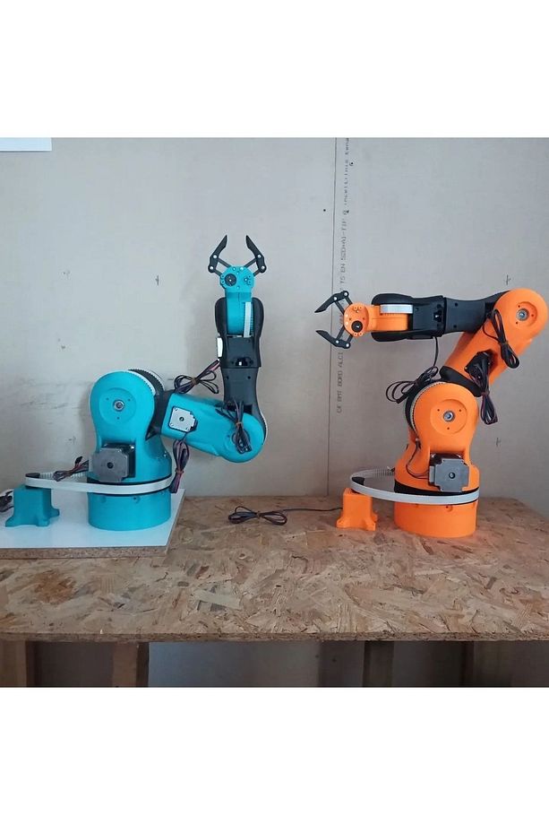 6 Eksen Robot Kol Mekanik Tam Set ( 6axis Robotic Arm ) - 3