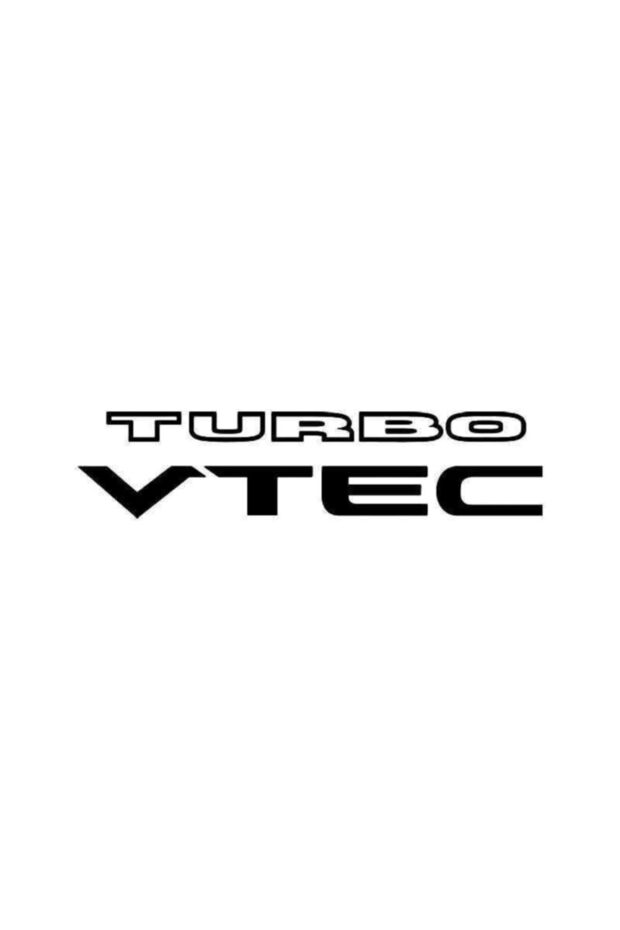 ملصق توربو Vtec - لاصق 2 قطعة