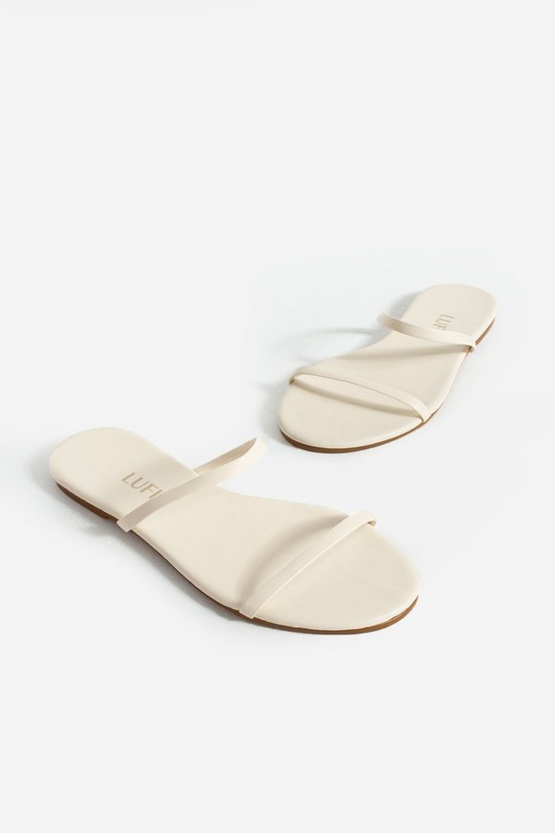 Double Striped Women's Slippers Sandals