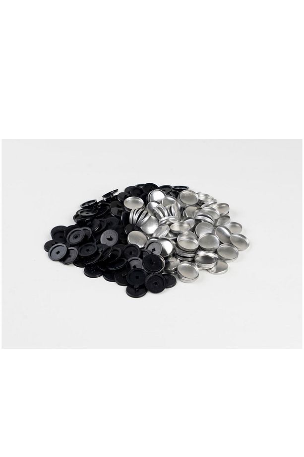 24 No 15MM 1000 AD Kumaş Kaplama Düğme Basma Için Kapsül ve Kalıbı Set - 2