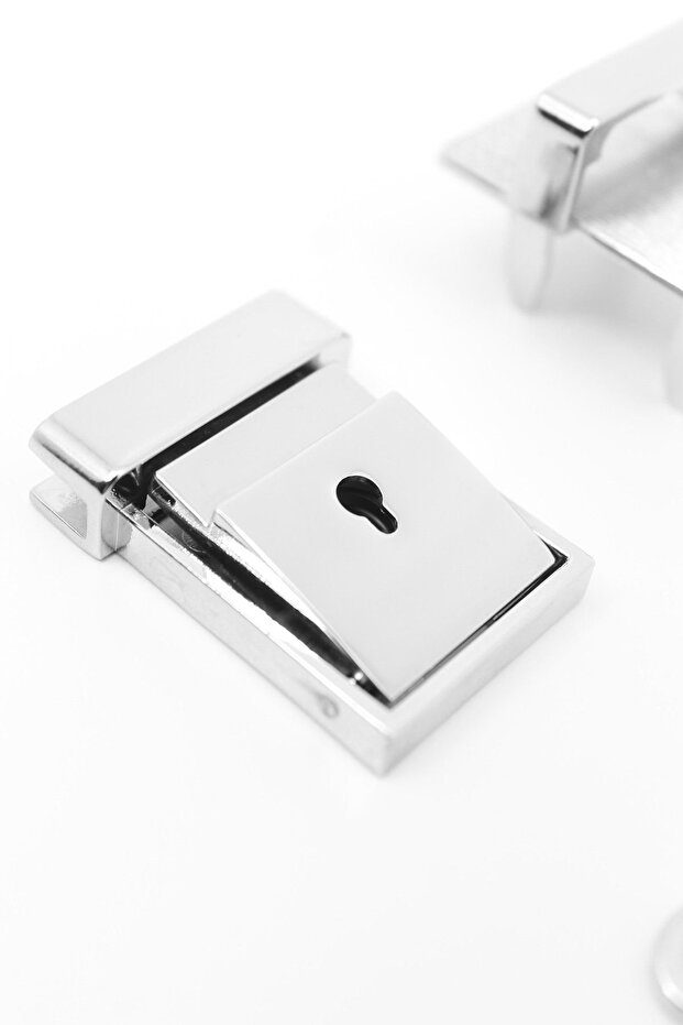 Briefcase lock with key gray - 2