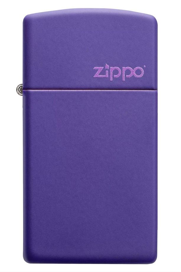 Purple Matte Slim Çakmak - 2