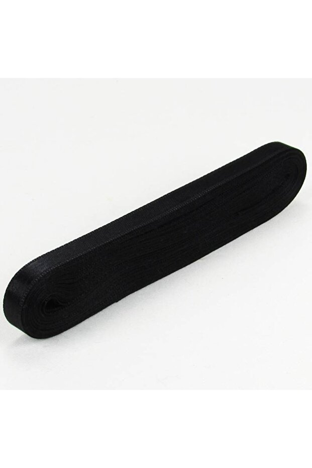 Black Satin Ribbon 1 CmX 10 Meters