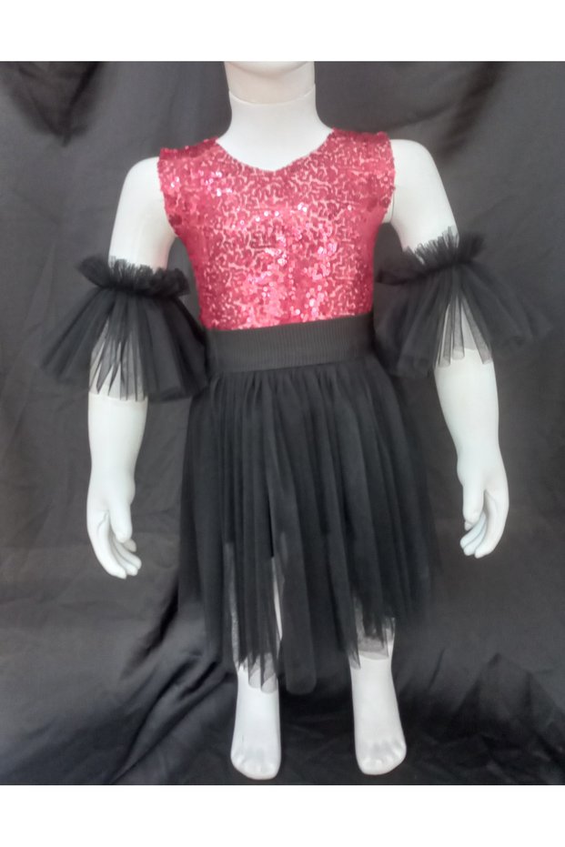 Maysa Girl's Removable Arm Sleeve Black