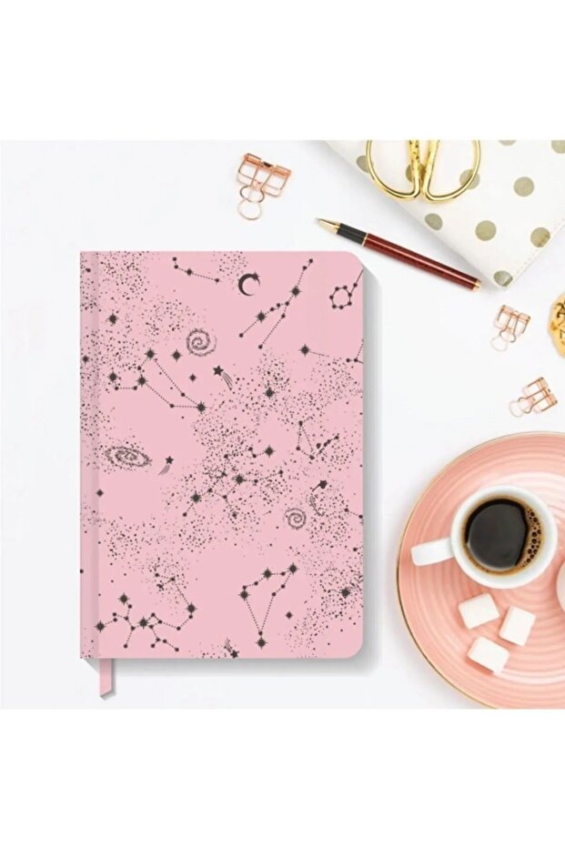 غطاء صلب للكمبيوتر المحمول، دفتر ملاحظات مخطط مقاس 13.5 × 20 سم، غطاء صلب للكمبيوتر المحمول باللون الوردي