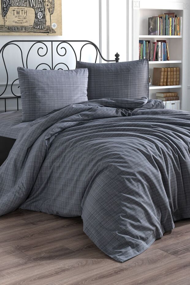 Brush 4 Piece Double Duvet Cover Set