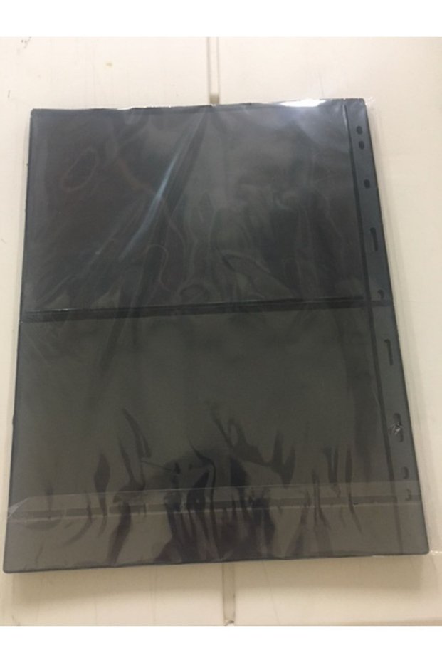 Teksöz-052- Two-Compartment Black Backdrop Page A4 Size,money Vefdc Page