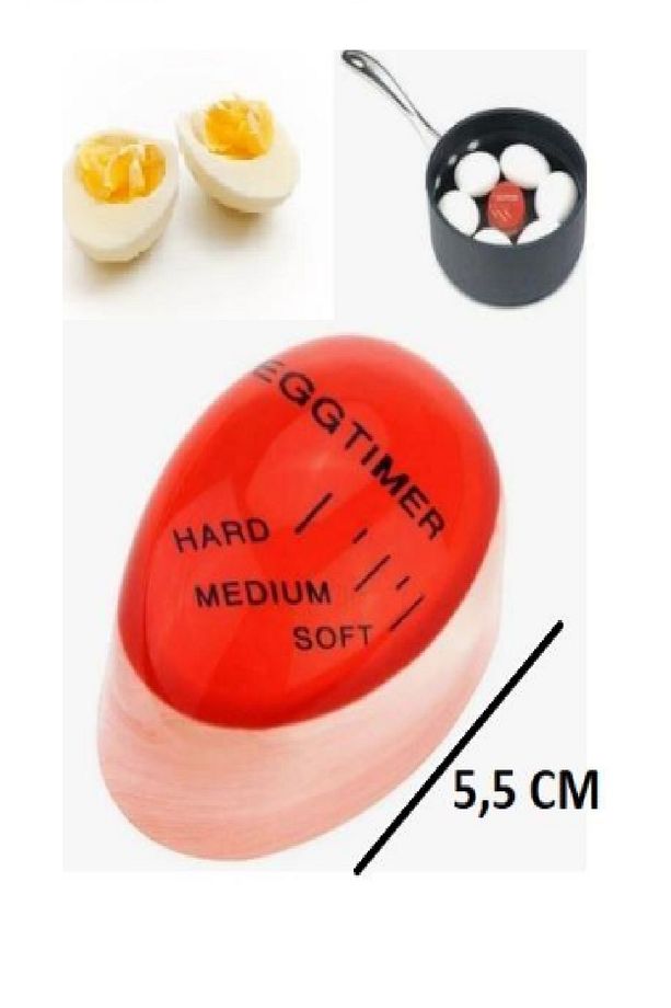 Renk Değiştiren Yumurta Zamanlayıcı Haşlayıcı Dublör Haşlama Zamanlama Egg Timer - 2