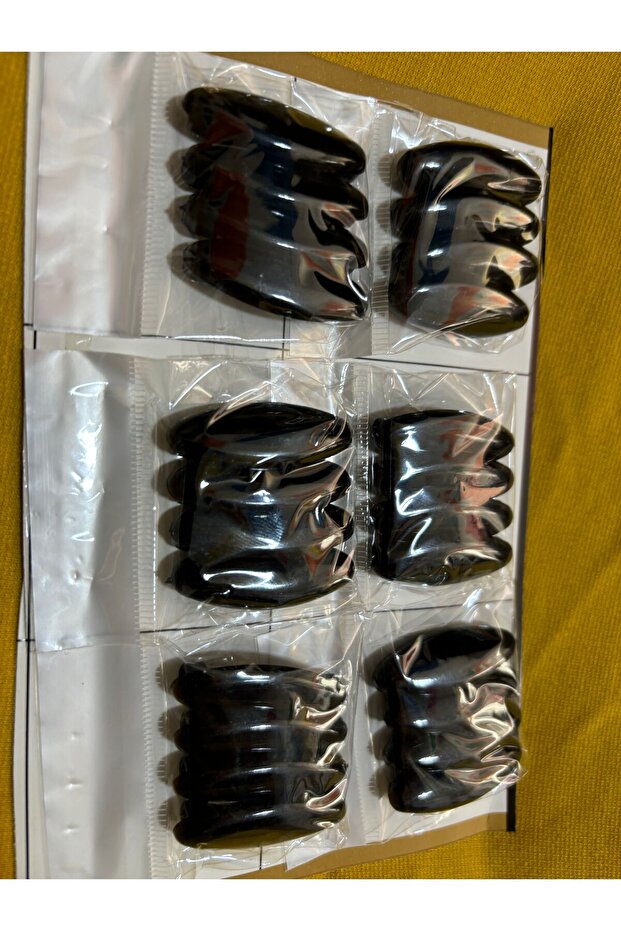 24 Pieces Headscarf Turban Scarf Shawl Clips, Black Color