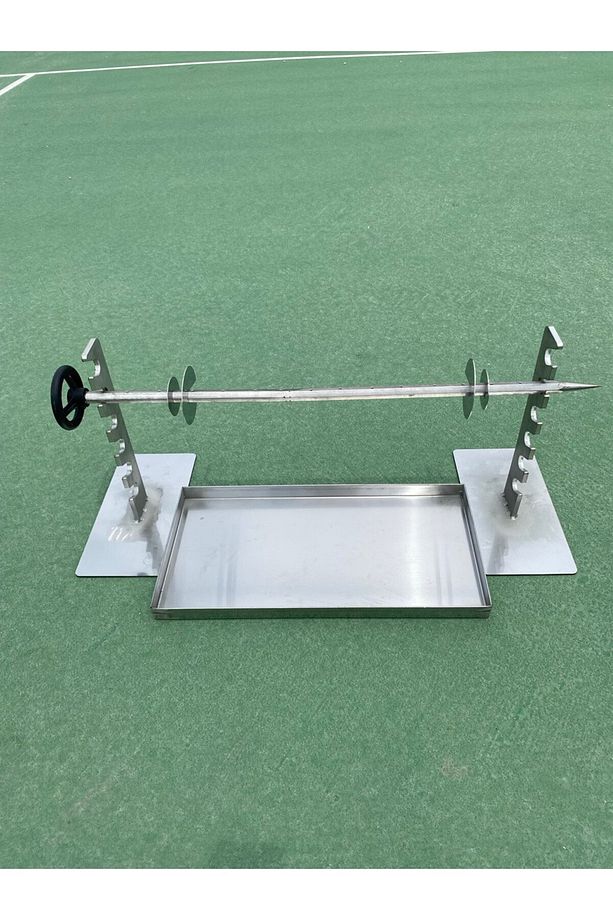 Cağ kebap seti  75 cm tamamı (KROM) ŞİŞ + 50X25 CM KROM TAVA + 2 ADET KROM AYAK + 4 ADET KROM  DİSK - 7