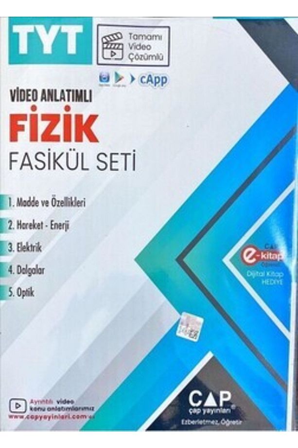 TYT Fizik Fasikül Seti / Kolektif / Çap Yayınları / 9786258139075 - 1