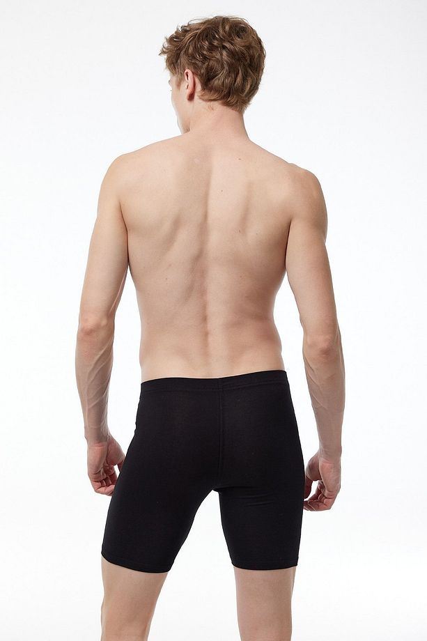 Erkek Siyah Uzun Paçalı Modal Boxer 018 - 3