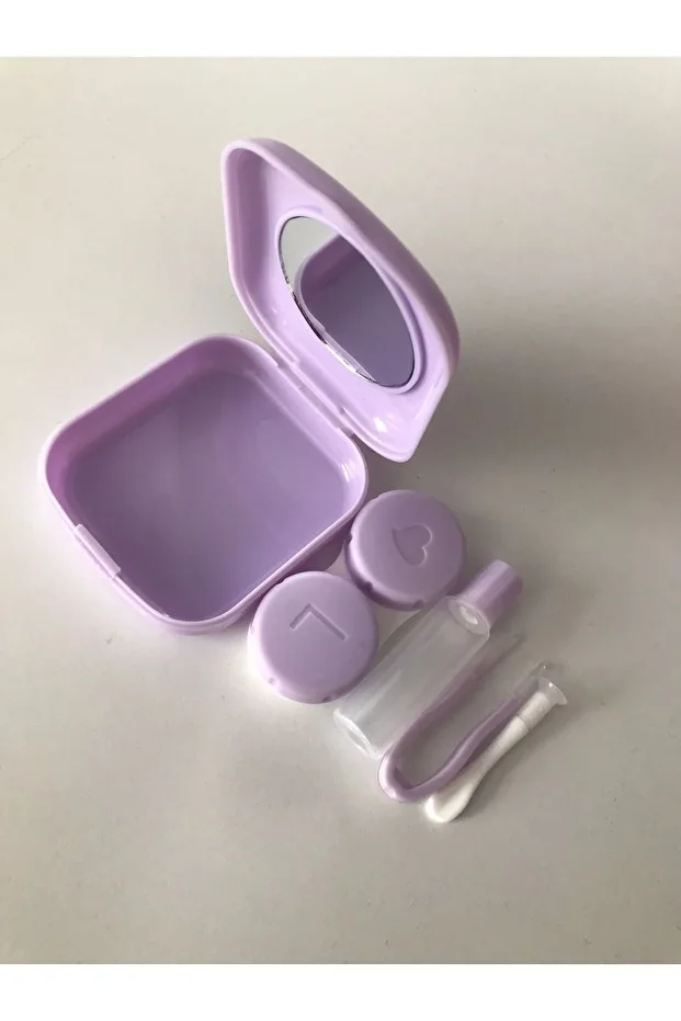 Lens Taşıma Saklama Kutu Ve Takma Aparatı Seti (Mor) - 4