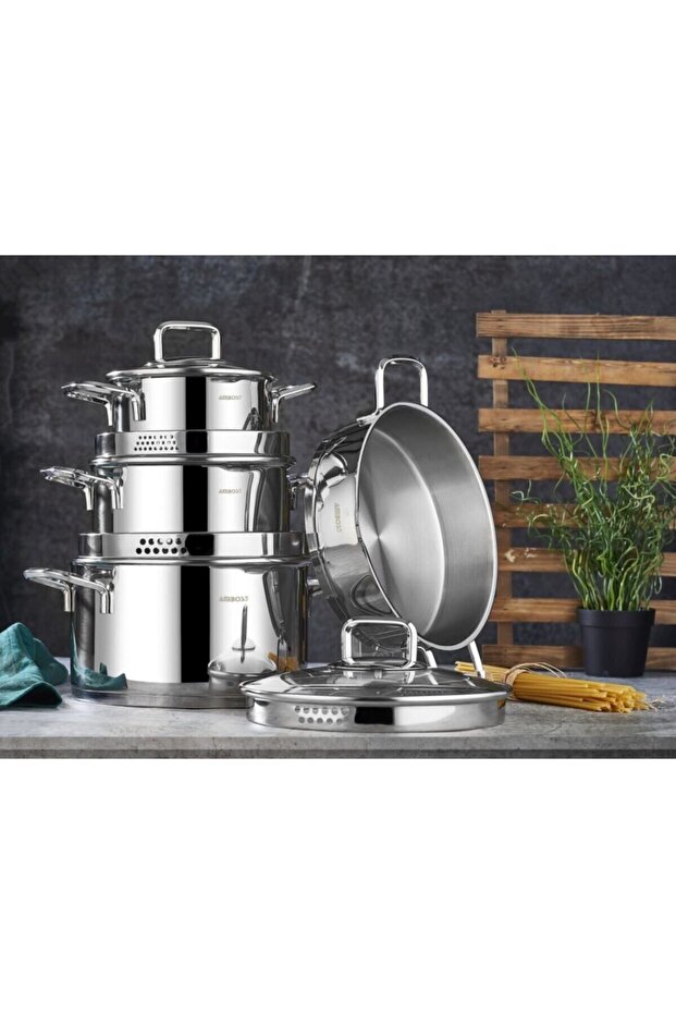 Dıamond Straıner 8 Parça Set Cam Kapak - 1