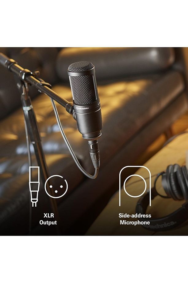 Audio-Technica AT2020 Kardioid Kondenser Stüdyo XLR Mikrofon - 4