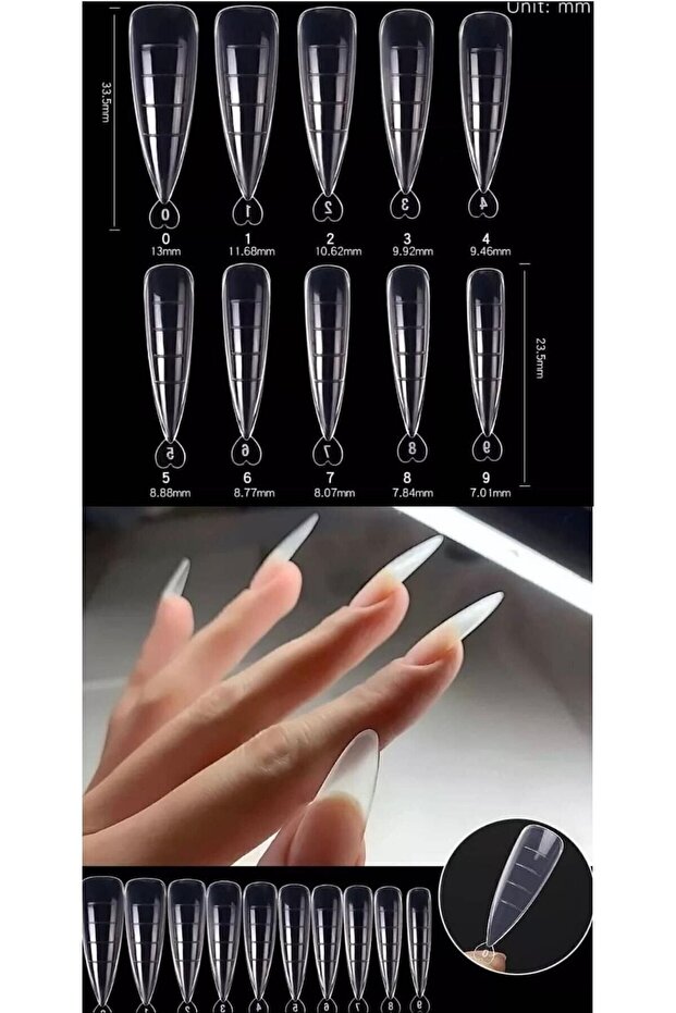 Guzellik Badem Üst Form Kompozit Poly Jel Sistem - 2