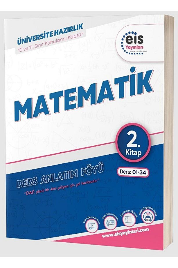 YKS - Mavi Set - DAF - Matematik - 2. Kitap / Kolektif / Eis Yayınları / 9786257199827 - 1