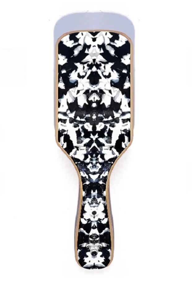 siyah beyaz bambu tarak - 1