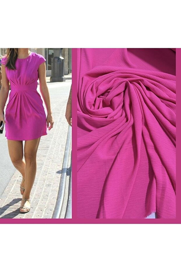 İTHAL AYROBİN KREP FUŞYA - 1