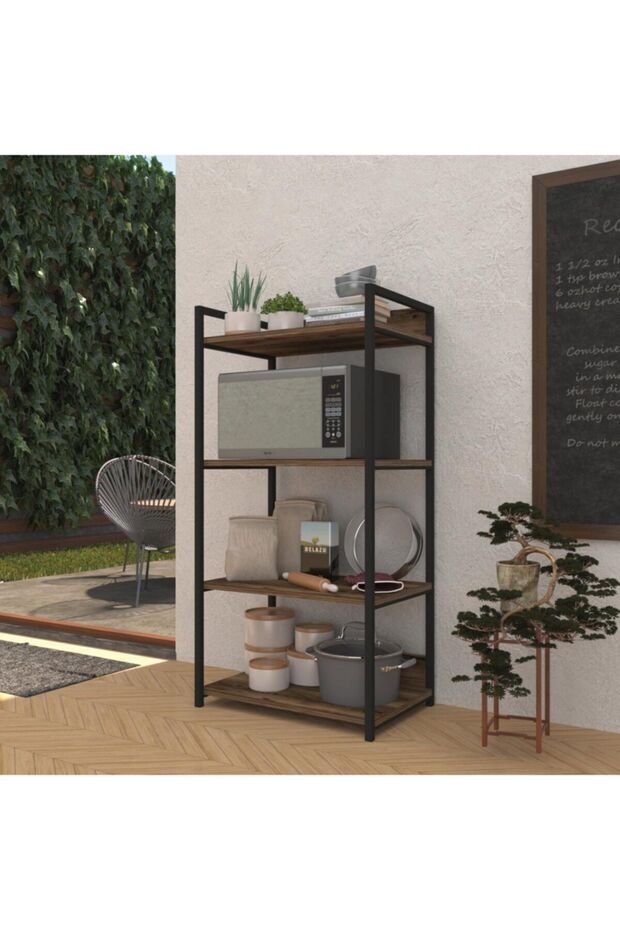 Delta Mutfak 4 Raflı Ceviz - 5