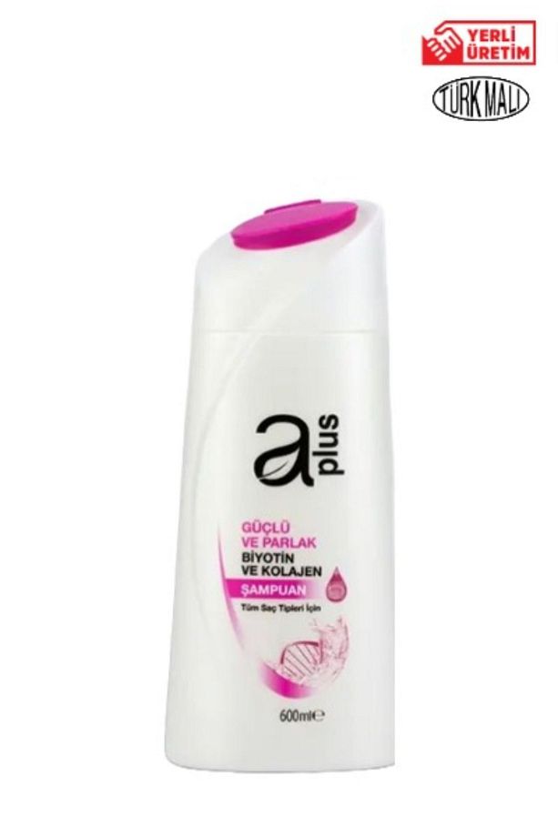 Aplus Şampuan 600ml Tüm Saçlar Için Biyotin Ve Kolajen - 1