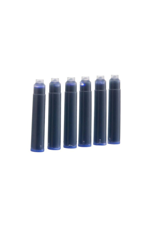 Dolma Kalem Kartuşu 6 Adet Mavi - 1