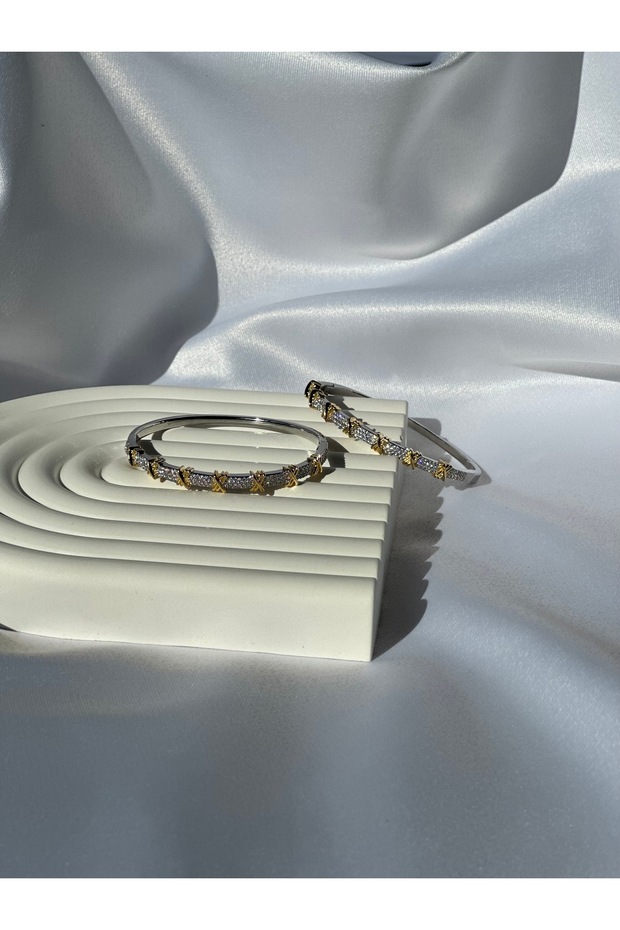Xoxo Steel Handcuff Bracelet