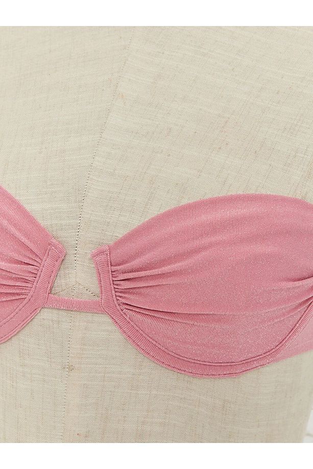 LCW DREAM Dolgusuz Simli Kadın Bikini Üst - 3