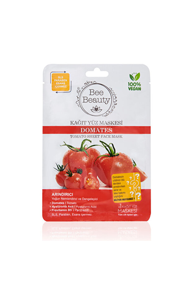 Super Food Tomato Paper Mask