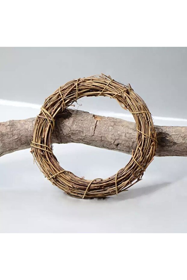 Doğal Çalı Kapı Süsü Çelengi 25 Cm - 1
