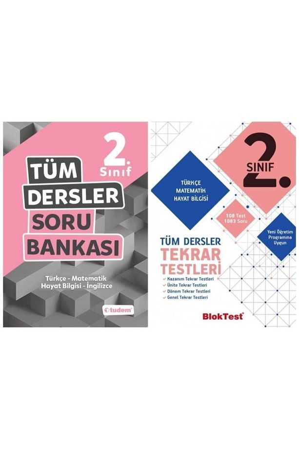 Tudem 2.sınıf Tüm Dersler Soru Bankası+ Bloktest Tekrar Testleri - 1