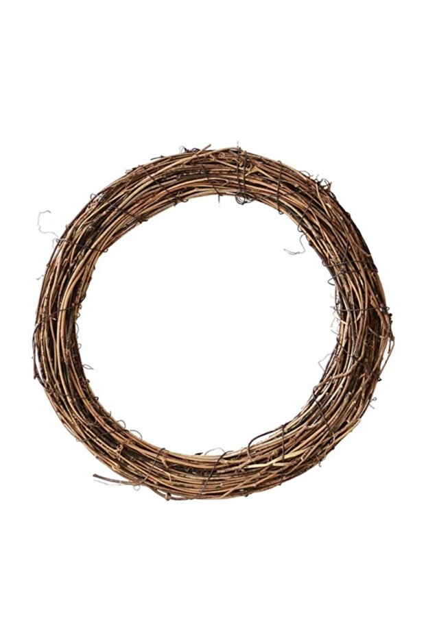 Doğal Çalı Kapı Süsü Çelengi 25 Cm - 2