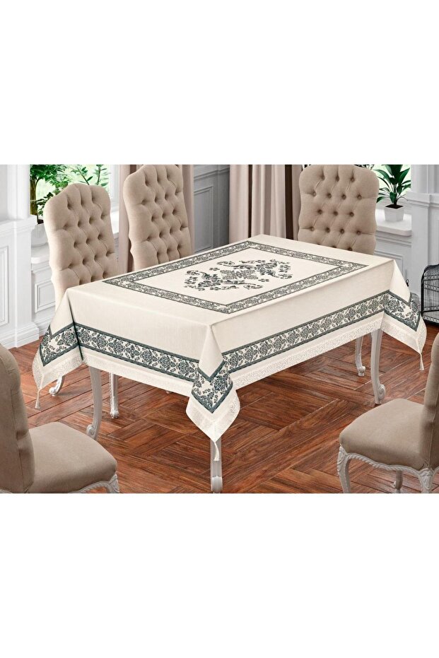 Suna Rectangular Printed Tablecloth - 2