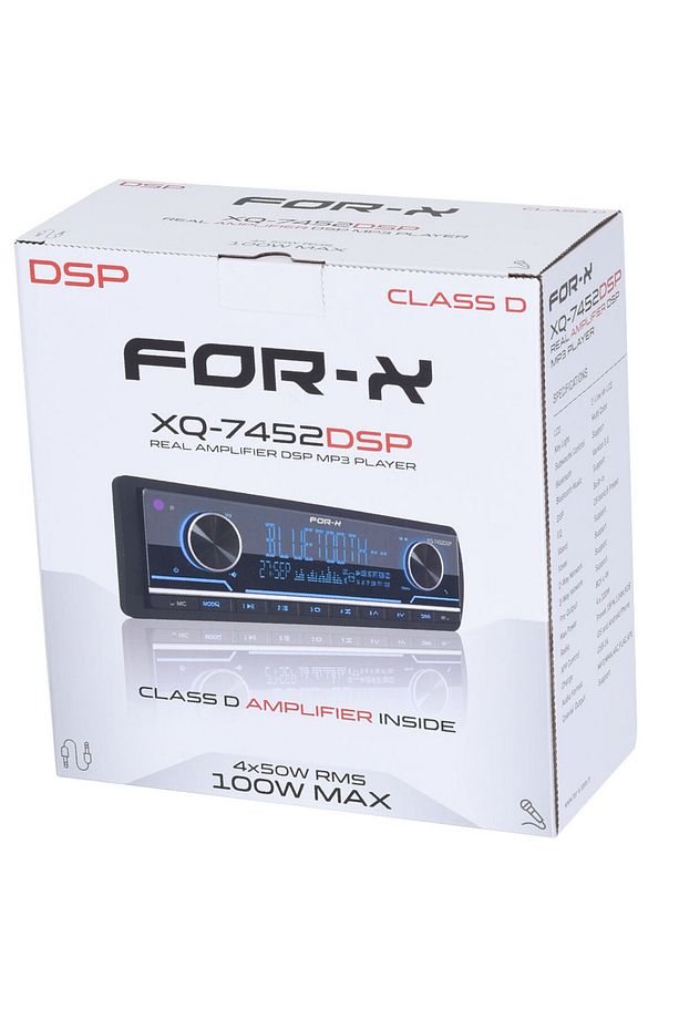 Usb-fm-bt Dsp Işlemcili 4 Amfi Çıkışlı Oto Teyp Xq-7450 Dsp - 6
