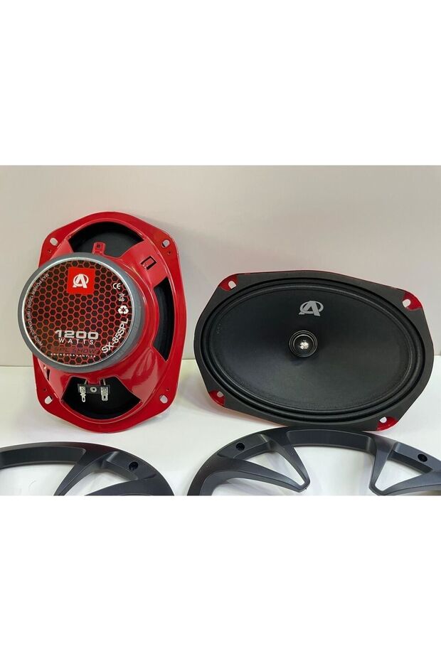 AQOUSTİCS SX-85SPL OVAL MİDRANGE 1200 WATT MAXİMUM POWER 2 ADET - 3