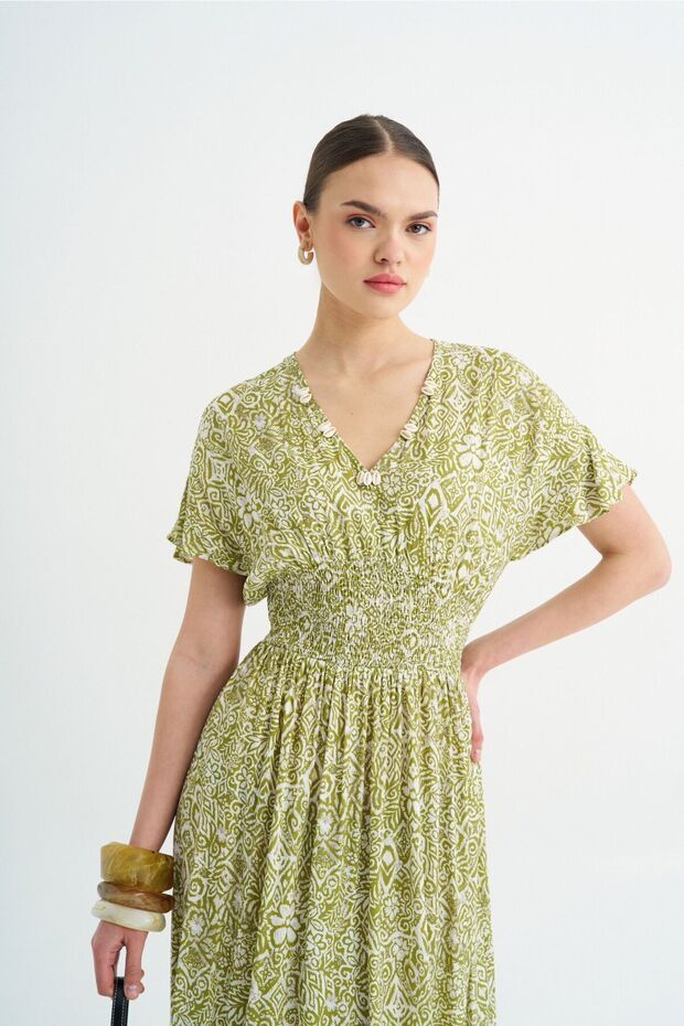 فستان بنمط صدف - 3