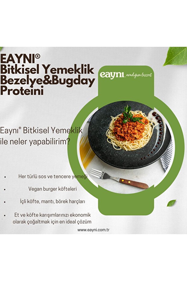 Yemeklik Bitkisel Buğday ve Bezelye Proteini 200 gr Granül - 3