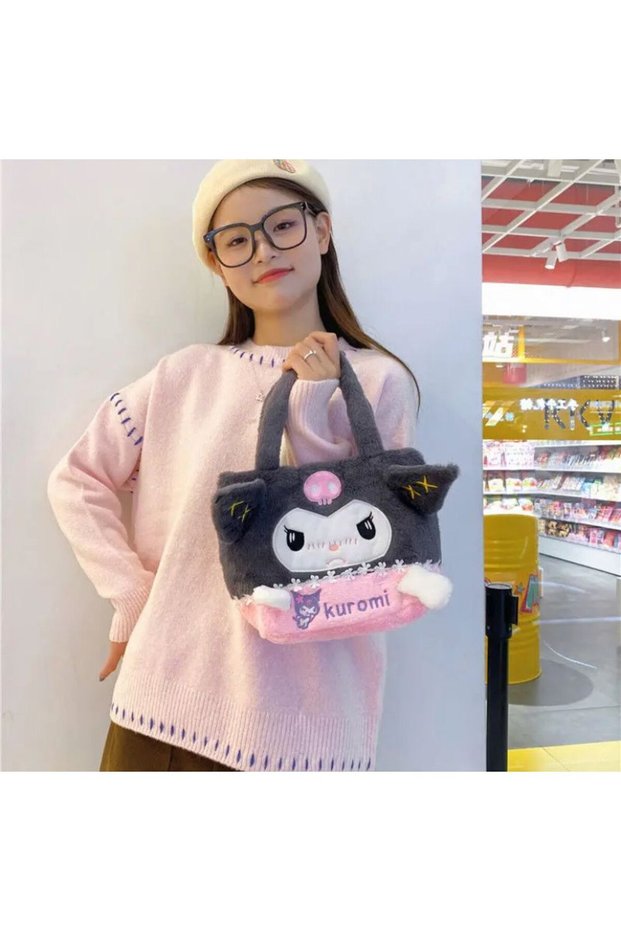 Kuromi Sanrio - Children's Plush Bag Gift, Y2K Cinnamoroll My Melody Melody 20 cm