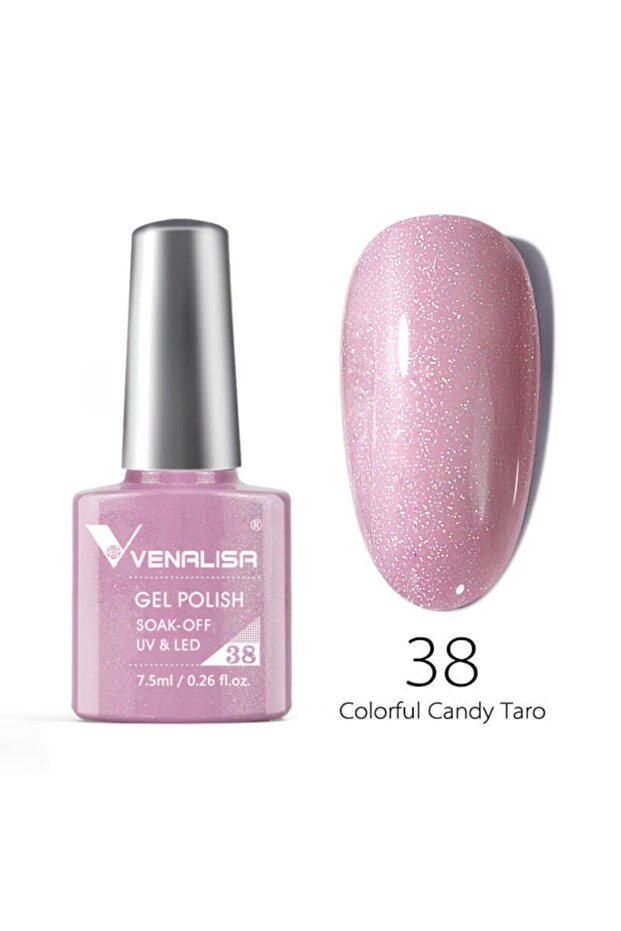 7.5 Ml Uv Led Kalıcı Oje Colorful Candy Taro No.38 - 1