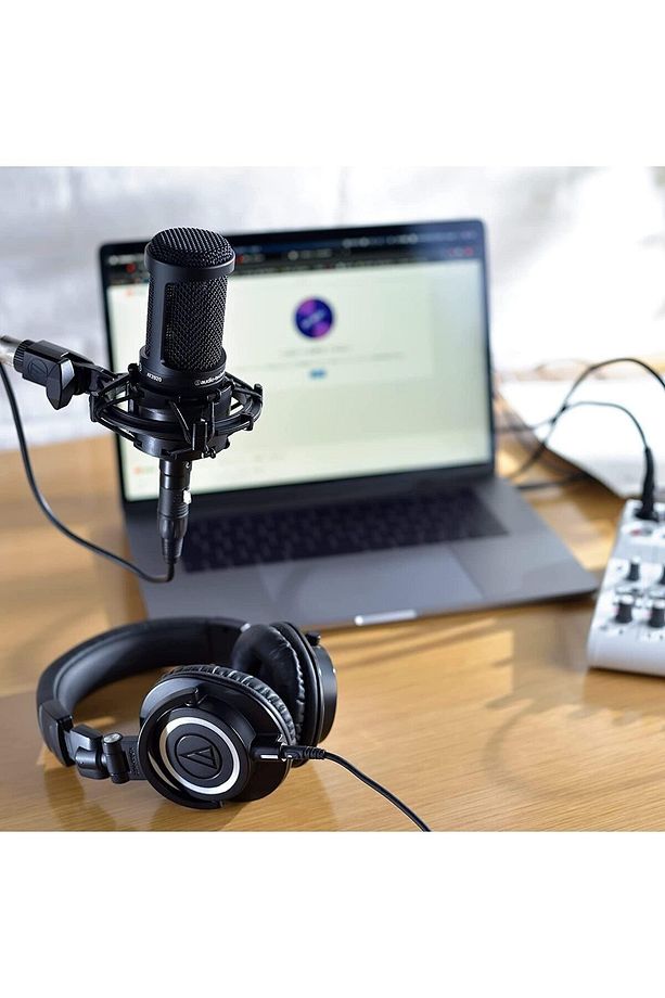 Audio-Technica AT2020 Kardioid Kondenser Stüdyo XLR Mikrofon - 5