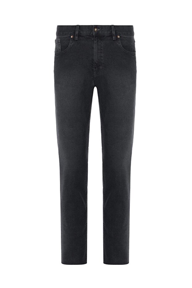 Captiva Regular Fit Lycra Men's Knitted Jean Trousers-6644
