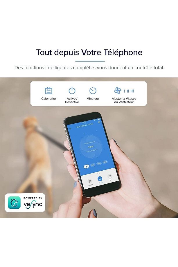 Hava Temizleyici Ev Akıllı Hepa, Alexa Ve App Ile Uyumlu, Kadar 35m2 Cadr 170 M3 - 3