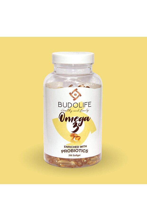 Omega 3 Fish Oil Balık Yağı Probiyotik Ilaveli Softjel 1150mg*200 Yumuşak Kapsül - 1